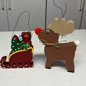 2 Christmas Ornaments